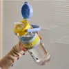Botella de Agua Deportiva Portátil de Moda Veraniega, Botella de Agua Deportiva de Aspecto Elegante para Niños y Niñas, Taza Portátil con Popote al por Mayor