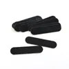 Lima de Uñas Negra Corta 8*1.9cm en stock tira pulidora de uñas astilla de madera frotar desgaste especial para uñas Al por Mayor
