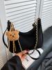 Bolso de Gran Capacidad de Moda Transfronterizo Súper Popular para Mujer 2025 Nuevo Casual Versátil Bolso Dumpling Bolso Tote Elegante Simple