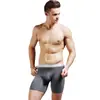 Ropa interior deportiva ajustada extendida modal resistente al desgaste para hombre calzoncillos talla grande pierna larga shorts inferiores para correr