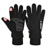 Guantes con tapa abatible para hombre, invierno, forro polar, sin dedos, cálidos, pantalla táctil, engrosados, cortavientos, pesca, deportes, ciclismo, repartidor