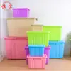 Caja de Almacenamiento de Plástico Caja de Almacenamiento Organizadora Maleta de Almacenamiento Artículos para el Hogar Caja Creativa para Almacenar Edredones Ropa