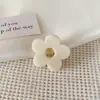 Pequeno prendedor de garra para mulheres, elegante e versátil, novo estilo para cabelos finos, penteado semi-preso delicado, presilha de cabelo floral, acessório de cabelo