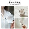 Ventilador de Cuello Plegable Colgante Nuevo Producto Transfronterizo Portátil Carga USB Soporte de Escritorio Espejo de Maquillaje Ventilador de Cuello Colgante de Mano