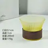 Taza de Café Creativa de Alta Gama con Patrón Vertical de Color Degradado para Colgar de la Oreja, Taza para Bebidas Frías, Taza para Malteada Helado, Vaso para Beber Doméstico