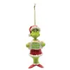 Nova decoração de Natal de monstro verde 2D2026 transfronteiriça ornamento de acrílico pingente de árvore de Natal de desenho animado