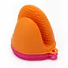 Guantes de silicona para cocina, clip de silicona aislado para guantes, guantes anti-quemaduras para cazuelas, clip antideslizante para guantes de horno microondas