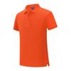 Playeras tipo polo de algodón en liquidación especial con texto impreso, Camisetas con dobladillos divididos, Camisas culturales promocionales, Ropa de trabajo para actividades de team building