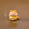 Micro Paisaje Creativo Lindo Gatito Gordito Figura Caja Ciega Decoración Casa de Muñecas Accesorios Coche Escritorio Adornos Pequeños