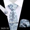 Mancuernillas cuadradas de corbata alta para hombre traje Vestido Negocios Banquete Boda Poliéster Corbata Larga Fábrica de Shengzhou
