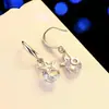 Pendientes de plata de estilo coreano de nueva moda para mujer, largos, de Corea del Sur, versátiles y elegantes, con colgante de estrella, joyería al por mayor