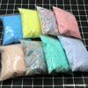 Macaron Colorido Bola de Espuma Bolsa Pequeña Empaque Bola de Meteorito Caja de Regalo Granulados Rellenos de Slime Sorpresa de Regalo Pegamento