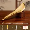 Raspador de Meridianos Gua Sha de Latão Puro Original para Levantamento e Firmeza Facial, Raspador de Meridianos dos Olhos, Massagem nos Pontos de Meridianos dos Ombros e Pescoço