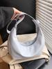 Bolsas Femininas Minimalistas da Moda 2025 Nova Moda Casual Bolsa de Ombro Dumpling Bolsa Transversal Super Popular