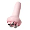 Novo Massageador Roller de Corpo Inteiro com 5 Bolas Magnéticas Ferramenta de Massagem Escova de Meridianos Manual de Aço Inoxidável para Cintura e Abdômen