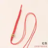 Corda para Chaveiro Nó de Diamante Tecida à Mão, Produto Semi-Acabado Tingido em Degradê, Cordão Curto Ajustável para Pingente, Cordão para Pendurar na Bolsa, Atacado