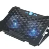 Suministro directo de fábrica radiador de portátil F2 ventilador dual luz LED azul ajuste de velocidad del viento disipación rápida de calor