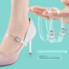 Zapatos de Tacón Alto Transparentes Invisibles con Correa Transfronteriza Taobao Anti-caída Sin Tacón Correa Alrededor del Tobillo Zapatos