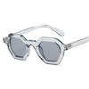 Gafas de Sol Poligonales de Arroz para Uñas Ins Moda Calle Fotográfico Vintage Gafas de Sol Estilo Europeo y Americano Distintivas Cóncavas Modernas