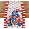 Camino de mesa American Independence Day Transfronterizo, Decoración de Atmósfera Festiva, Mantel de Mesa de Cocina, Cubierta para Mueble de TV, Mantel para Mesa de Entrada