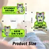 Imanes para Coche Reflectantes Populares Transfronterizos Pegatinas para Coche de Abeja de Panal de Dibujos Animados Prácticas Pegatinas para Parachoques y Carrocería de Conductor Novato