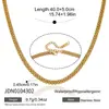 Juego de Joyería Europeo y Americano Wanshing Acero Inoxidable Chapado en Oro de 18K Collar con Colgante en T Pulsera de Pendientes Juego de Pulsera al por Mayor