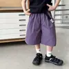 Tongku 2026 Pantalones Cortos de Verano para Niños con Parche de Oso de Dibujos Animados, Cinturón, Pantalones Cargo para Bebé, Color Sólido Versátil, Shorts para Niños, Modernos