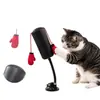 Guantes de boxeo para gatos, divertido juguete para gatos, bolsa de boxeo para autoentretenimiento y alivio del aburrimiento de los gatos, base con ventosa, juguete de suministros para mascotas