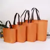 Bolsa de Mano de Tejido No Tejido de Moda para Tienda de Ropa, Bolsa 3D para Abrigos y Chaquetas de Plumas, Bolso Engrosado con Logo