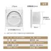 Kaiyi Extractor de Baño Ventana Extractor de Pared 4 pulgadas 6 pulgadas Baño Ventilador de Ventilación Válvula de Retención Silencioso