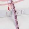 Cinta Jacquard Flor de Cuatro Hojas de Media Onda de 1 cm Decoración de Ventana Textil para el Hogar Decoración de Ropa Accesorios de Encaje Hechos a Mano DIY 3558