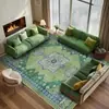 Tapete Boho Retrô Americano, Sala de Estar, Quarto, Tapete de Cabeceira, Antiderrapante, Resistente a Manchas, Tapete de Grande Área para Hotel, Atacado