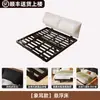 Cama de hierro forjado cama doble dormitorio apartamento pequeño simple oreja de elefante acolchado suave marco de listones metálicos marco de cama suspendido elevable