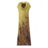 Estilo Europeo Transfronterizo Z 2026 Nueva Moda Temperamento Elegante Ropa para Mujer Amazon Venta al por Mayor Vestido Estampado 9049630