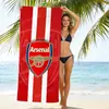 Toalha de Praia com Emblema de Clube de Futebol da Amazon Transfronteiriça Microfibra Estampa de Praia Toalha de Banho Toalha de Secagem Rápida