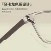 Gafas de vista TR de alta precisión con montura ancha ultraligeras de 8 g para mujer, un esencial de aspecto natural Montura de gafas de montura cuadrada retro W9301
