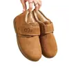 Zapatos Boken, disponible dropshipping: zapatos de suela blanda para otoño e invierno, zapatos de algodón de moda con cierre de velcro, zapatos sin cordones, zapatos de mujer y botas de nieve