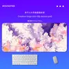 Hermoso Mouse Pad de Escritorio de Gasa Starlight, Transferencia Térmica de Alta Definición, Resistente al Desgaste, Antideslizante, Alfombrilla Grande para Escritorio, Admite Diseños Personalizados