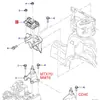 1S717M122Ea Es Adecuado para Ford 04-07 Mondeo Soporte de Motor Soporte de Caja de Cambios Caucho 7m121