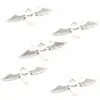 Acessórios de joias de liga vintage diy pingente de asas de amor pulseira chaveiro pingente decorativo atacado D407