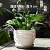 Vaso de Flor Suculenta Retrô Antigo Cerâmica Gres Respirável Diâmetro Grande Vaso de Cerâmica Vaso de Cerâmica Criativo Personalizado Vaso para Vegetais