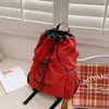 Versión Coreana de la Nueva Mochila con Cordón de Aspecto Elegante para Parejas, Mochila Sencilla para Acampar al Aire Libre, Viajes, Montañismo y Uso Diario