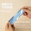 Regla de Plástico Amazon Regla de Plástico Colorida Herramienta de Medición para Estudiantes 15cm Regla de Doble Escala