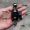 Adaptador de roda universal de pan/tilt de reposição para suporte de celular com cabeça esférica de 17 mm para 1/4 interno e externo, acessórios de conexão tipo vagem de ervilha