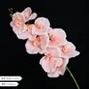 9 orquídeas Phalaenopsis artificiales, decoración de alta gama para el hogar, hotel, bodas y accesorios para fotografía