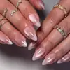 Nueva Colección Otoño/Invierno 2026 de Uñas Postizas Decoradas Portátiles, Estilo Popular Europeo y Americano de Estrella de Cinco Puntas, Flor y Puntos Cruzados