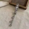 [Campana de Plata Miao Yun] Nuevo Pasador de Chinoiserie para Mujer con Borla y Borde Oscilante Estilo Antiguo Tocados de la Dinastía Han Accesorios Étnicos para el Cabello