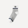 Calcetines de Media Caña para Hombre en Otoño e Invierno Nueva Tendencia Color Block Letras Calcetines Simples Versátiles Absorbentes de Sudor Transpirables Calcetines Deportivos de Baloncesto