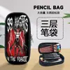 Nuevo Producto Bosque 99 Noches en el Bosque Estuche para Estudiantes Dibujo Animado Caja de Lápices de Gran Capacidad Caja de Materiales