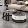 Mesa de centro de pizarra para uso doméstico, juego de mesas de centro para sala de estar, mesa de centro para apartamentos pequeños, mesa de centro de lujo ligero, estilo nórdico moderno simple, popular en línea